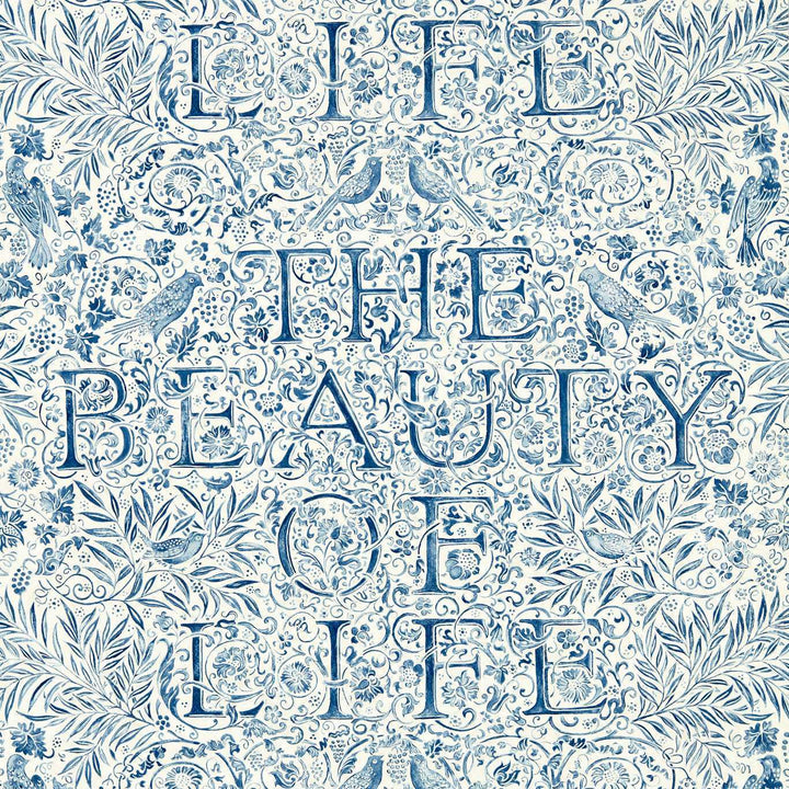 SALE The Beauty of Life-behang-Tapete-Morris & Co-Indigo-Rol-217190-Selected Wallpapers