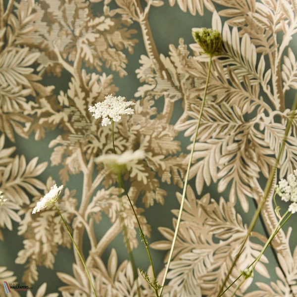 Tapestry trees wallpaper-Sanderson-Selected Wallpapers-Interiors