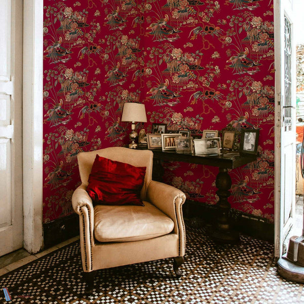 Sacred Pheasants-Coordonne-behang-tapete-wallpaper-Selected-Wallpapers-Interiors