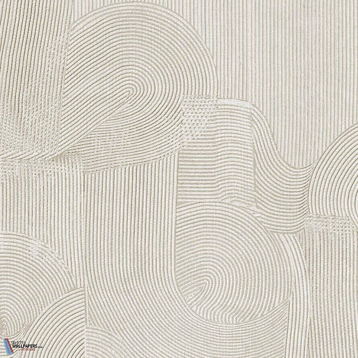 Sakamoto-Tecnografica-wallpaper-behang-Tapete-wallpaper-Beige-Fabric Vinyl-Selected Wallpapers