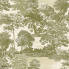 Salcey Forest wallpaper-Masureel-Olive-Paneel A-Selected-Wallpapers-Interiors