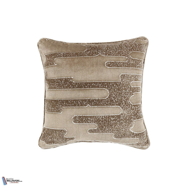 Salvador Kussen-Zinc Textile-behang-Taupe-50 x 50 cm-Selected Wallpapers