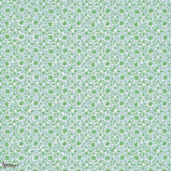 Sand dollar Tapete-Thibaut-Green and blue-Rolle-Selected Wallpapers-Interiors