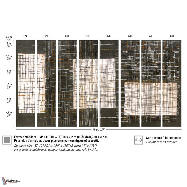 Sashiko behang-Elitis-Selected-Wallpapers-Interiors