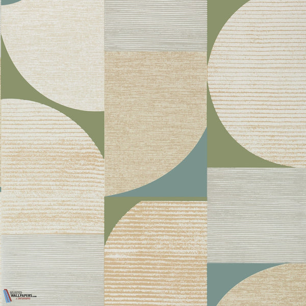 Saturn-Thibaut-behang-Metallic Gold and Moss-Rol-Selected Wallpapers