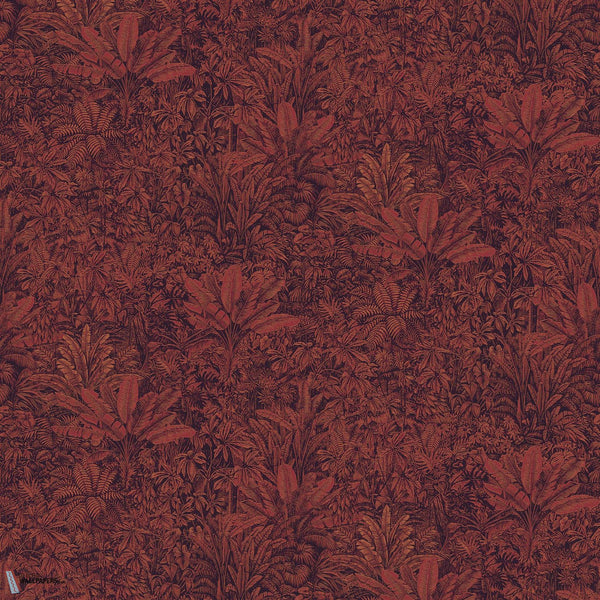 Sauvage behang-Masureel-Burgundy-Rol-Selected-Wallpapers-Interiors