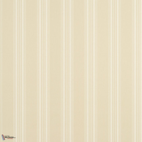 Scarlet Stripe behang-Thibaut-Buttercream-Rol-Selected-Wallpapers-Interiors