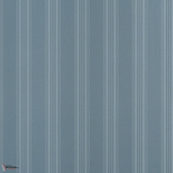 Scarlet Stripe behang-Thibaut-Slate Blue-Rol-Selected-Wallpapers-Interiors