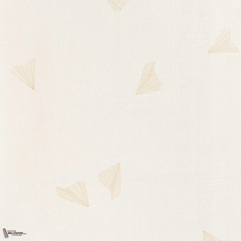 Schmetterling wallpaper in Caolino by Dedar
