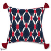 Seebensee Kussen-Kussen-Mind the Gap-Blue/Red-50 x 50 cm-Selected Interiors