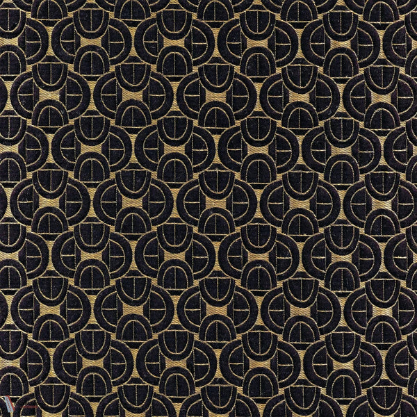 Serlio stof-Casamance-Noir-Meter (M1)-Selected-Wallpapers-Interiors