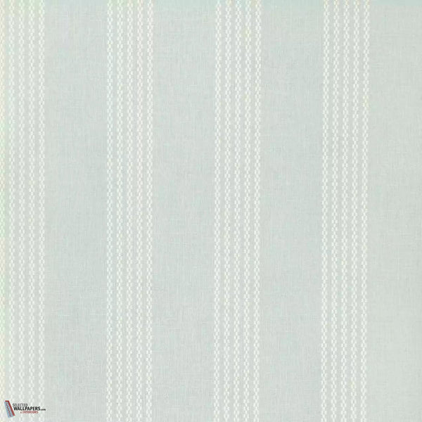 Silk Stripe wallpaper-1838 wallcoverings-Powder blue-Roll-Selected Wallpapers-Interiors