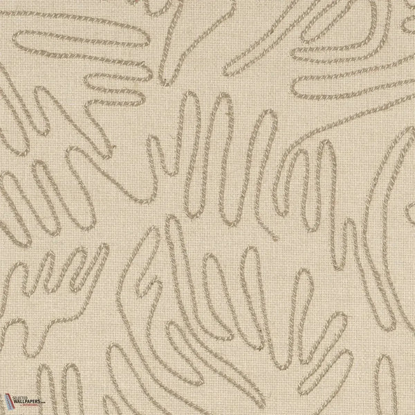 Silvara wallpaper-Casamance-Beige Naturel-Roll-Selected Wallpapers-Interiors