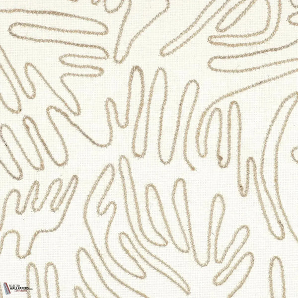 Silvara wallpaper-Casamance-Blanc Naturel Clair-Roll-Selected Wallpapers-Interiors
