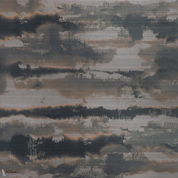 Silver Lining wallpaper-Thibaut-Graphite-Roll-Selected Wallpapers-Interiors