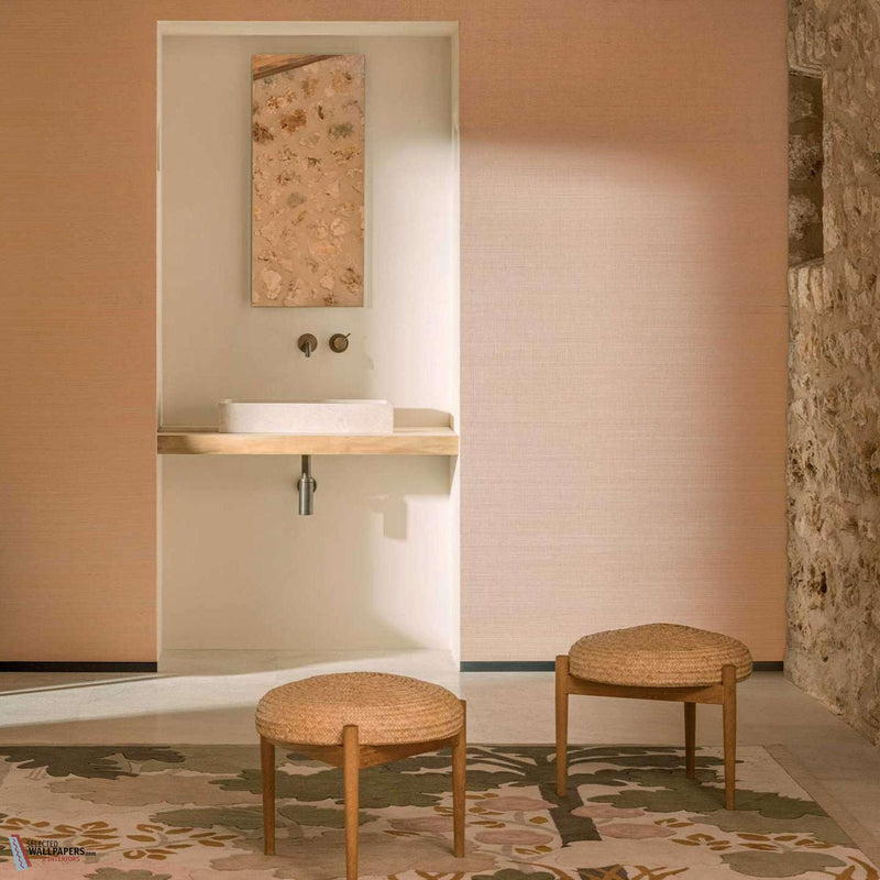 Sisal Metallique Papier Peint-Elitis-Selected-Wallpapers-Interiors