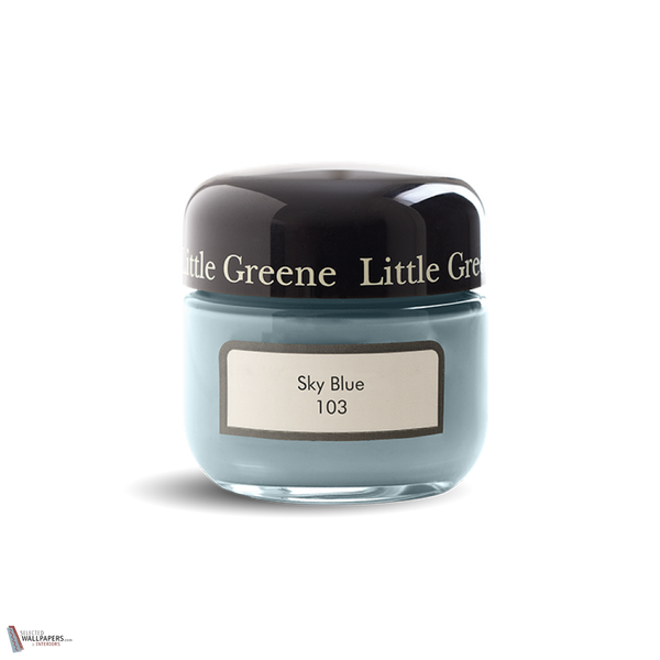 Sky Blue verf Little Greene 103-Selected-Wallpapers-Interiors