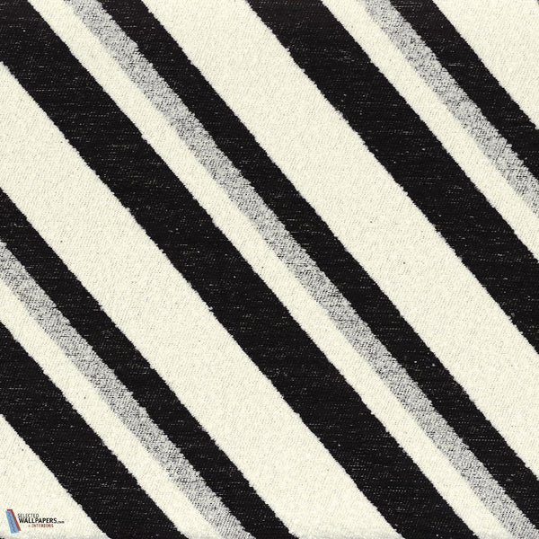 Slalom stof-Casamance-Noir-Meter (M1)-Selected Interiors