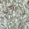 Solandra wallpaper-Casamance-Ivoire/Celadon-Roll-Selected-Wallpapers-Interiors