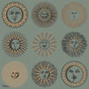 Soli-behang-Cole & Son-Sage & Rose Gold-Rol-123/1003-Selected Wallpapers