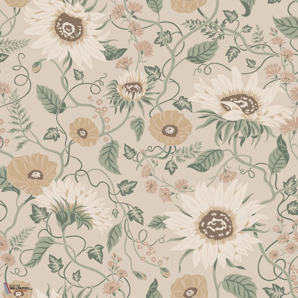 Solveig wallpaper-Sandberg-Clay-Roll-Selected Wallpapers-Interiors