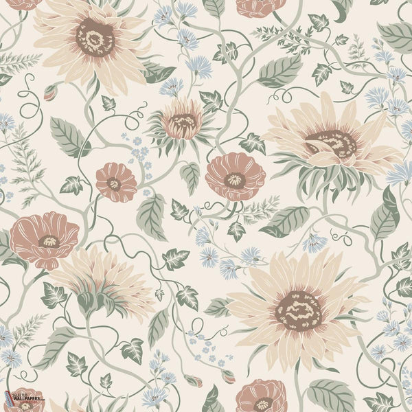 Solveig wallpaper-Sandberg-Colorful-Roll-Selected Wallpapers-Interiors