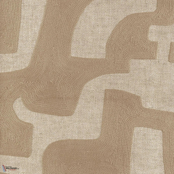 Sonate wallpaper-Casamance-Beige Marron Glace-Roll-Selected-Wallpapers-Interiors