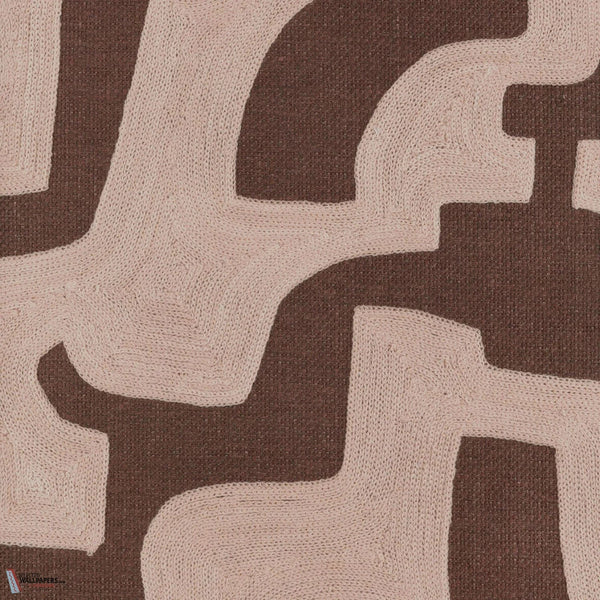 Sonate Tapete-Casamance-Lila Wenge-Rolle-Selected-Wallpapers-Interiors