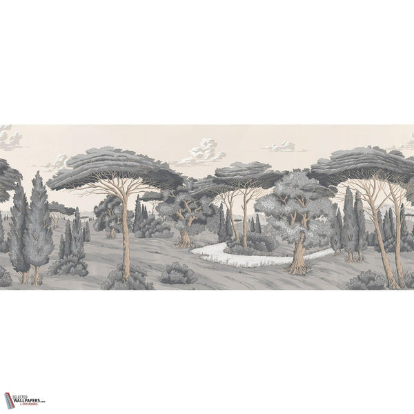 Sovana behang-Les Dominotiers-Beige-Non Woven 70 cm-M2-Selected Wallpapers-Interiors