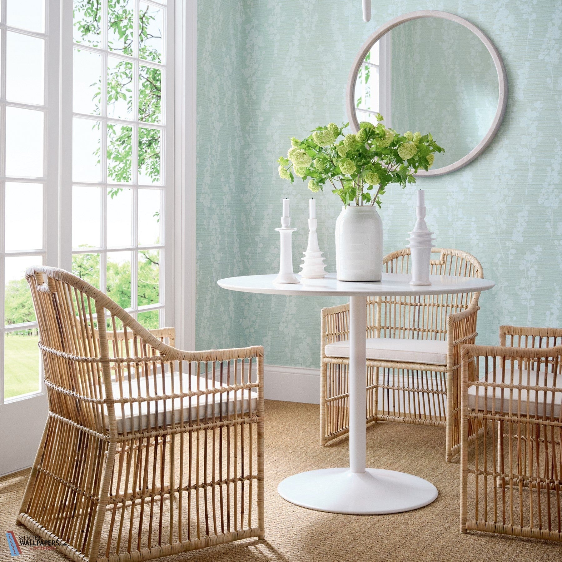 Spring Blooms wallpaper Thibaut Wallpaper Spring Blooms T41048