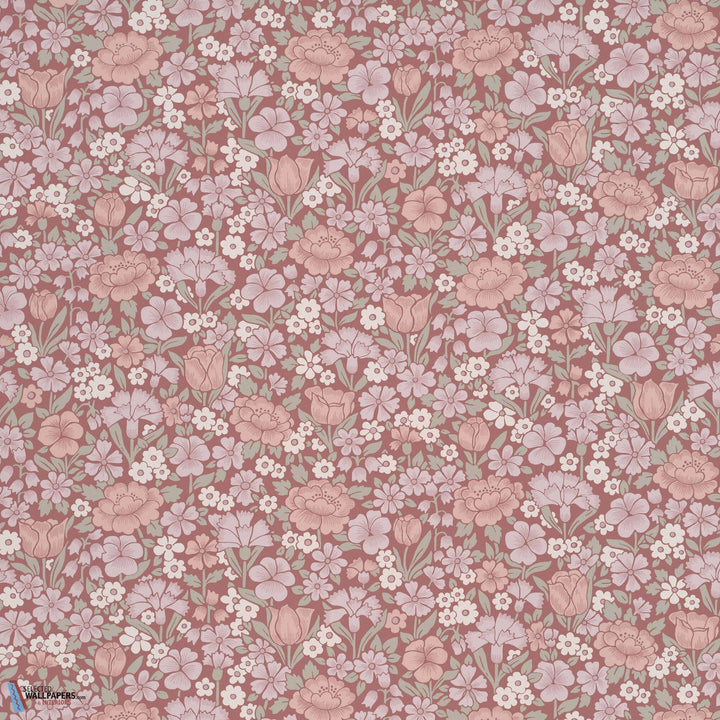 Spring Flowers-Little Greene-wallpaper-behang-Tapete-wallpaper-Blush-Rol-Selected Wallpapers