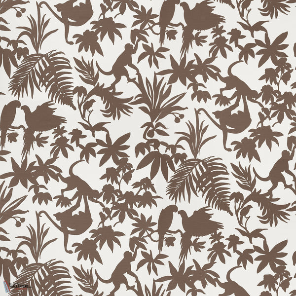 St. Kitts wallpaper-Thibaut-Brown-Roll-Selected Wallpapers-Interiors