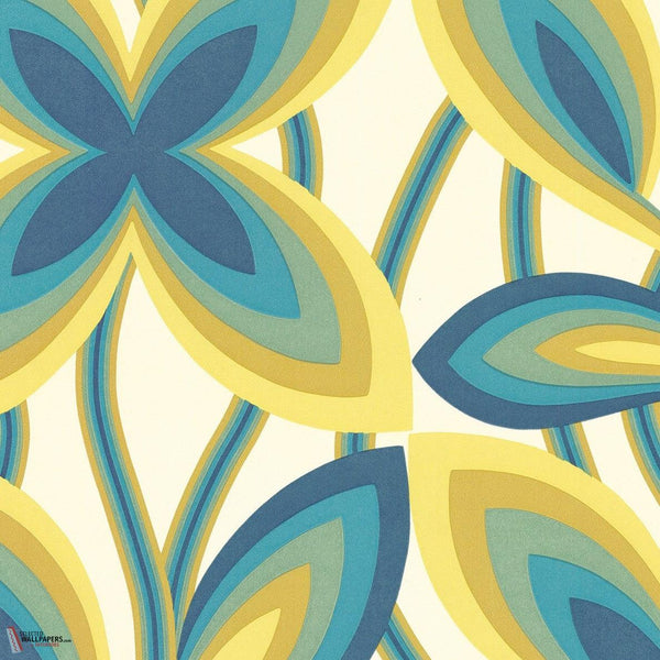 Starflower wallpaper-Little Greene-Selected Wallpapers-Interiors