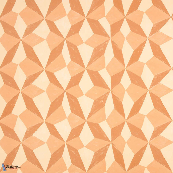 Stars Wallcovering-Kirkby Design-behang-Tapete-wallpaper-Pink Apricot-Rol-Selected Wallpapers