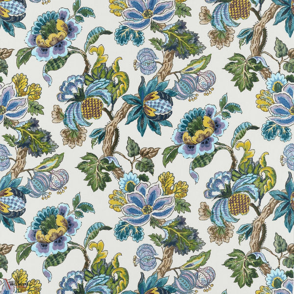Stockbridge behang-Anna French-Lavender and blue-Rol-Selected Wallpapers-Interiors