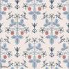 Strawberry behang-Cole & Son-China Blue on Cream-Rol-Selected Wallpapers-Interiors