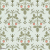Strawberry behang-Cole & Son-Duck Egg-Rol-Selected Wallpapers-Interiors