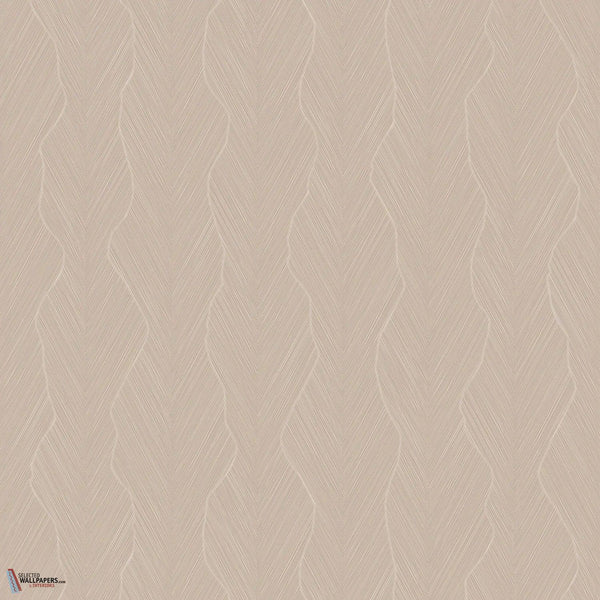 Strie wallpaper-Casamance-Argent-Roll-Selected Wallpapers-Interiors