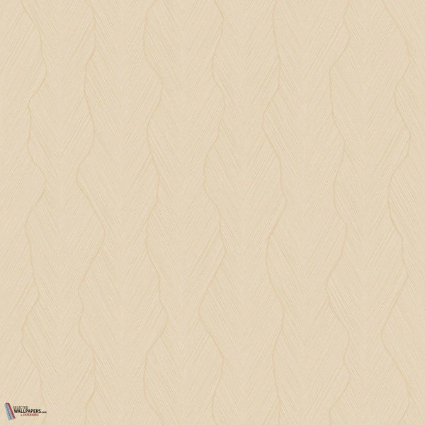 Strie wallpaper-Casamance-Sable/Dore-Roll-Selected Wallpapers-Interiors
