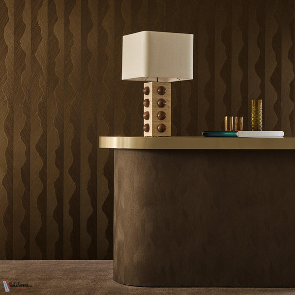 Strie wallpaper-Casamance-Selected Wallpapers-Interiors