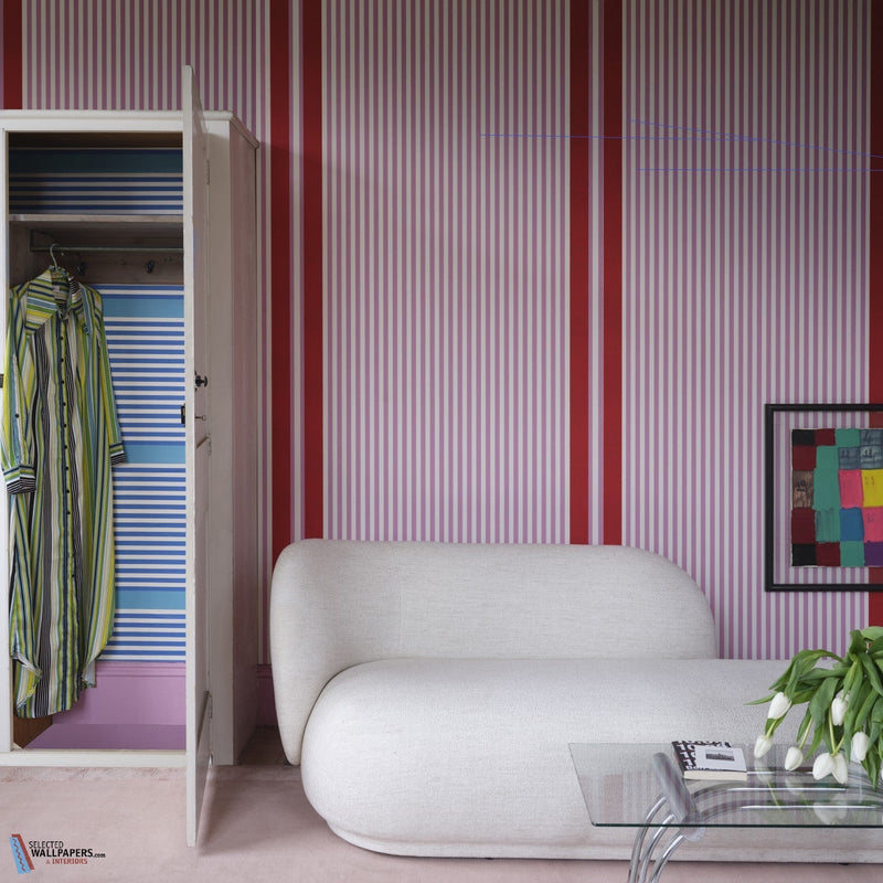 Stripe wallpaper by Farrow & Ball