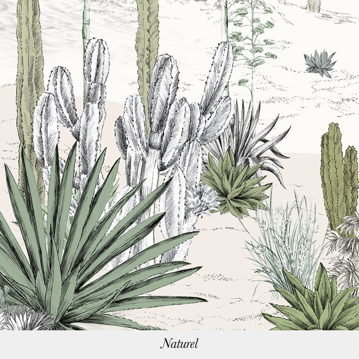Succulentes-Isidore Leroy-wallpaper-behang-Tapete-wallpaper-Natural-Non Woven-Selected Wallpapers