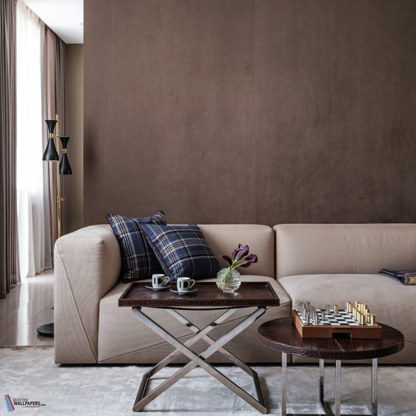 Suede-Behang-Tapete-Tissage Mahieu-Selected Wallpapers