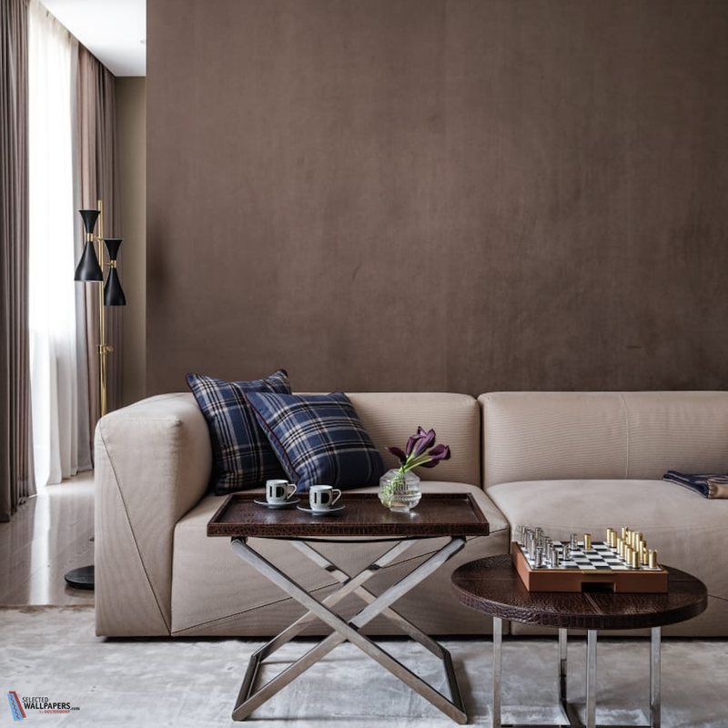 Suede behang van Tissage Mahieu