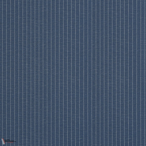 Suited Stripe behang-Thibaut-Navy-Rol-Selected-Wallpapers-Interiors