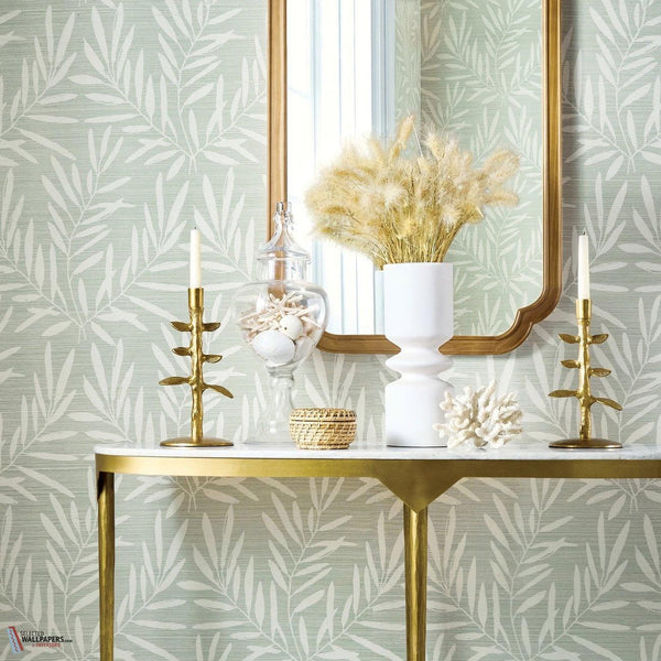 Summer leaves wallpaper-Thibaut-Selected Wallpapers-Interiors
