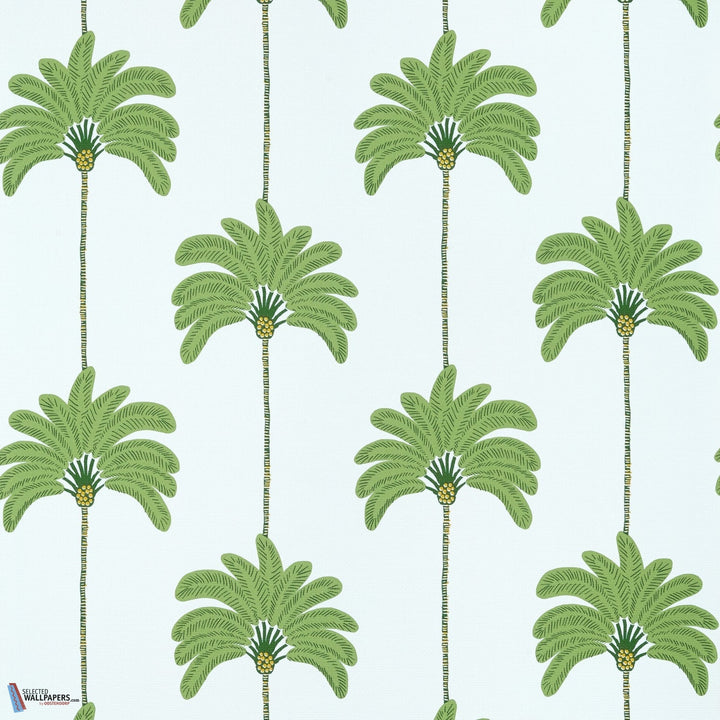 Sunset Boulevard-Behang-Tapete-Thibaut-Green and Blue-Rol-T13946-Selected Wallpapers