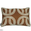 Sur Un Fil kussen-Casamance-Orange Terreux-40 x 60 cm-Selected Wallpapers-Interiors