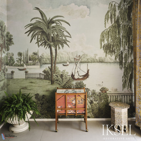 Swan Lake-Iksel-behang-Tapete-wallpaper-Selected Wallpapers