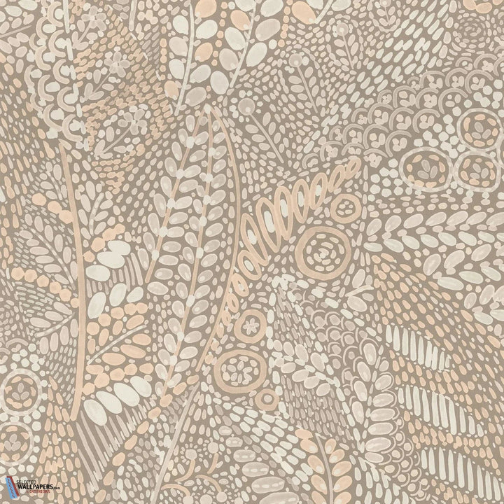 Talavera-Casamance-wallpaper-behang-Tapete-wallpaper-Marron Glace-Rol-Selected Wallpapers